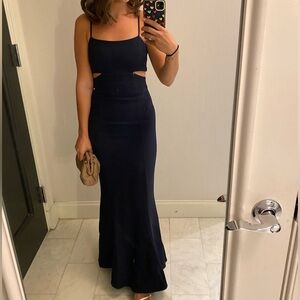 Navy Blue mermaid gown